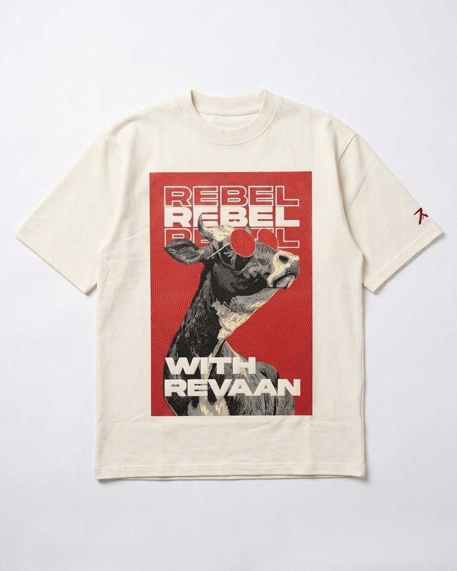 REBEL WITH REVAAN – OVERSIZED TEE (280 GSM)