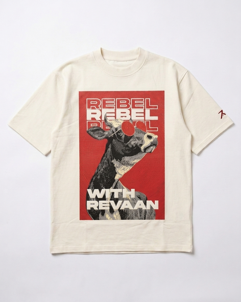 REBEL WITH REVAAN – OVERSIZED TEE (280 GSM)